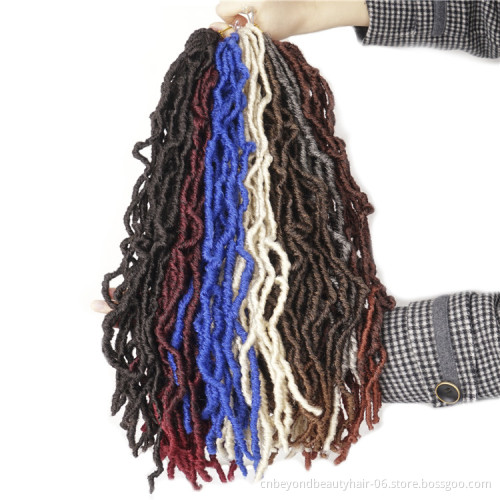 afro sysnthetic 36 inch Nu faux locs crochet braids faux locs synthetic hair extension locs